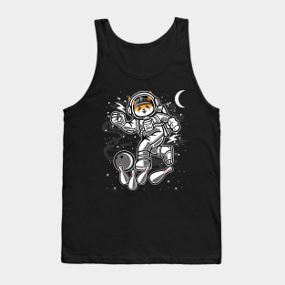 Astronaut Bowling Floki Inu Coin To The Moon Floki Army Crypto Token Cryptocurrency Blockchain Wallet Birthday Gift For Men Women Kids Tank Top